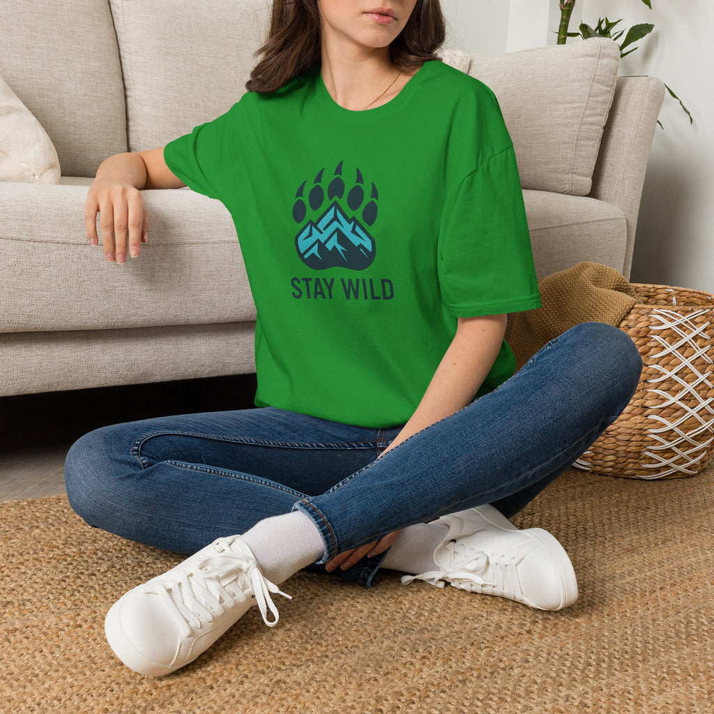 Stay Wild Mountain Emblem T-Shirt
