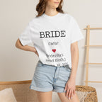 Bride Crew T-Shirt — Bridal Party Tee with Heart