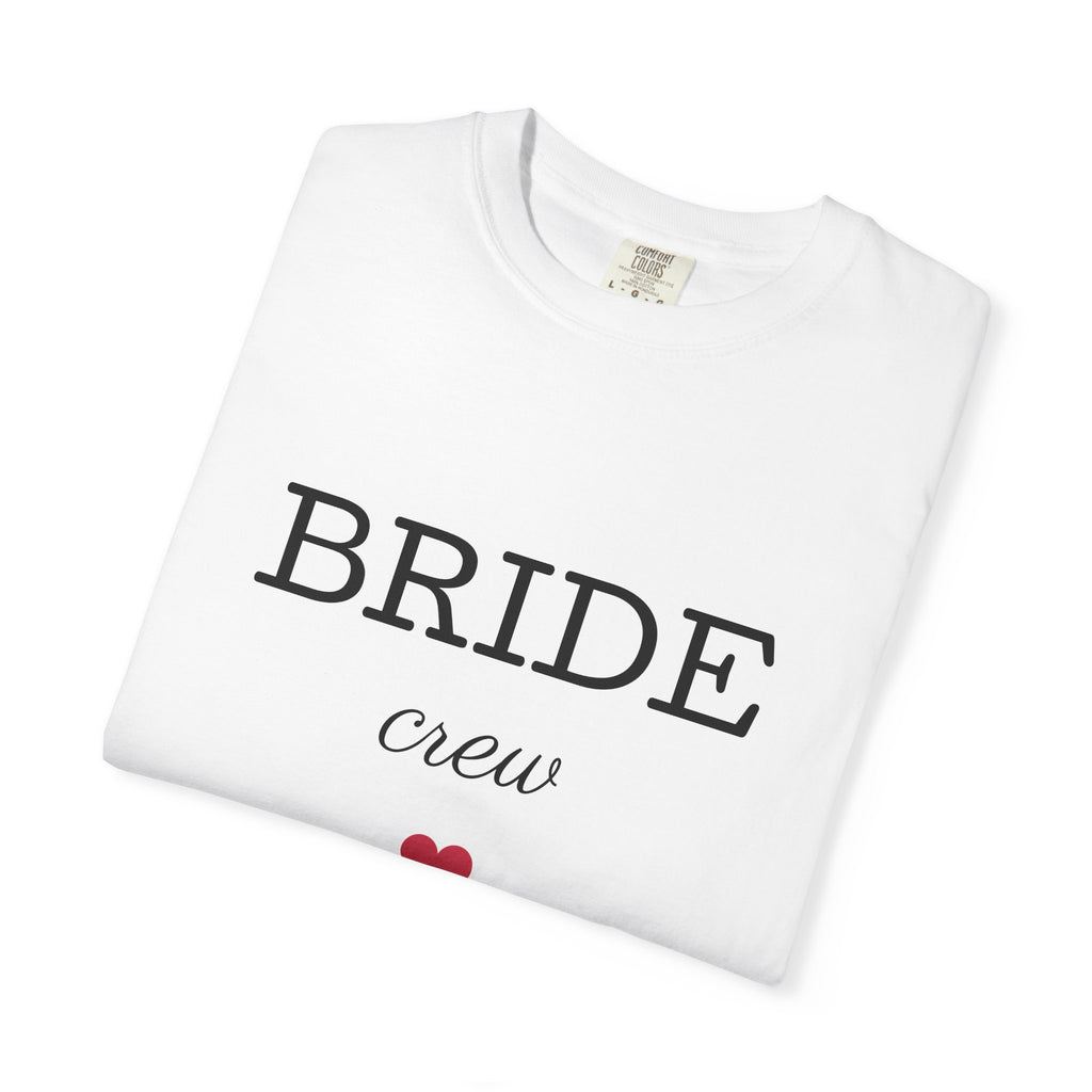 Bride Crew T-Shirt — Bridal Party Tee with Heart