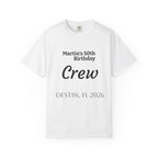 50th Birthday Crew T-Shirt — Personalized Party Tee
